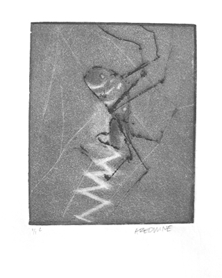 writing spider